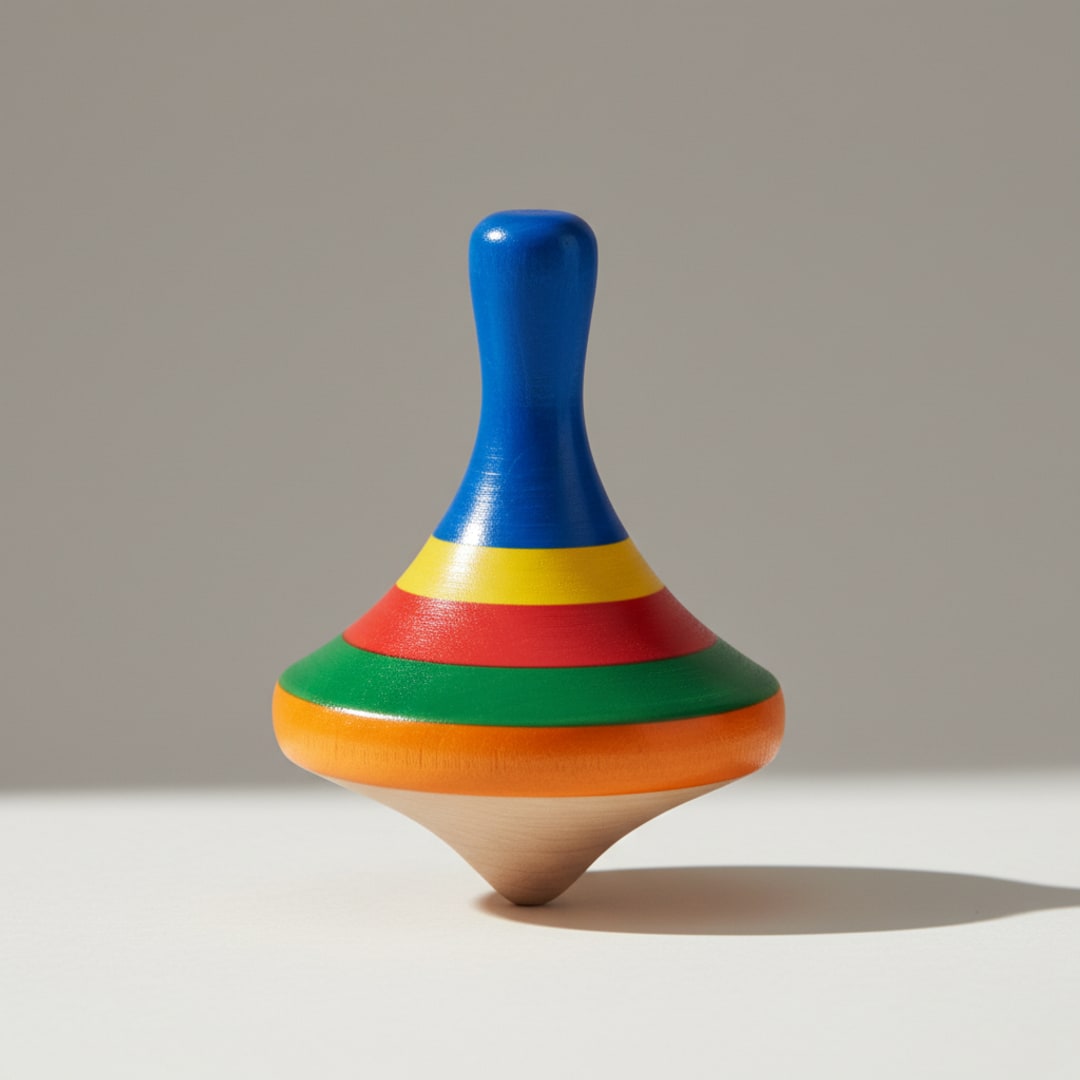Classic Wooden Spinning Top
